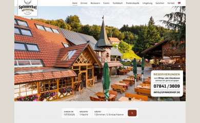 spinnerhof.de screenshot