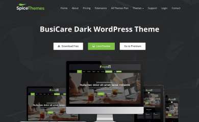 BusiCare Dark screenshot