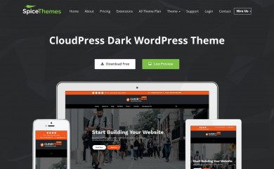 CloudPress Dark screenshot