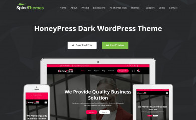 Honeypress Dark screenshot