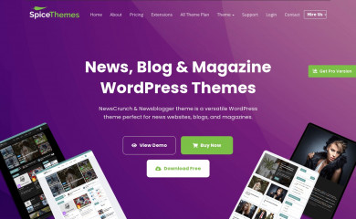 https://spicethemes.com/newscrunch screenshot