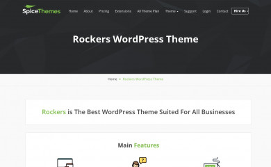 https://spicethemes.com/rockers-wordpress-theme screenshot