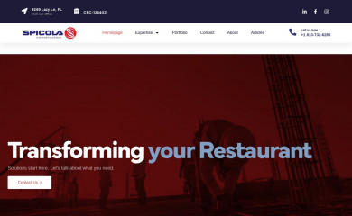 spicolaconstruction.com screenshot