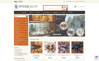 spidershop.pl screenshot