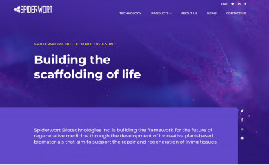 spiderwortbio.com screenshot