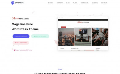 https://www.spiraclethemes.com/purea-magazine-free-wordpress-theme/ screenshot