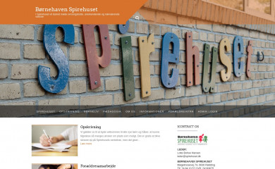 spirehuset.dk screenshot