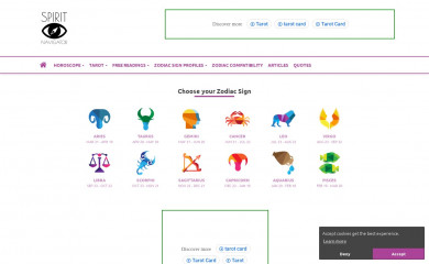 spiritnavigator.com screenshot