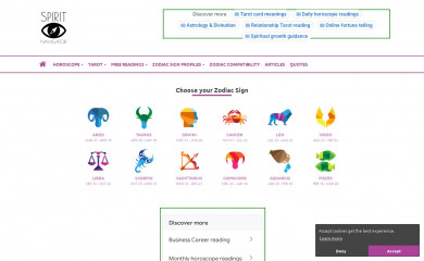 spiritnavigator.com screenshot