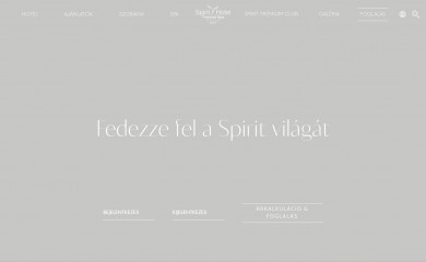 spirithotel.hu screenshot