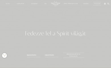 spirithotel.hu screenshot