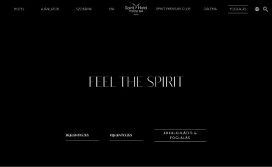 spirithotel.hu screenshot