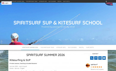 spiritsurf.dk screenshot