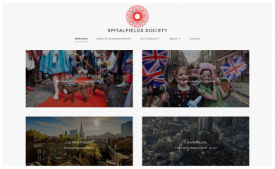 spitalfieldssociety.org screenshot