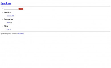 spookoze.com screenshot