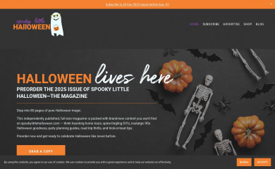 spookylittlehalloween.com screenshot