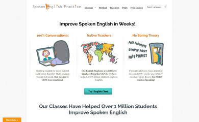 spokenenglishpractice.com screenshot