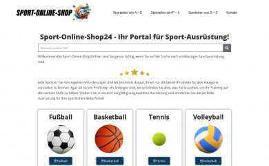 sport-online-shop24.de screenshot
