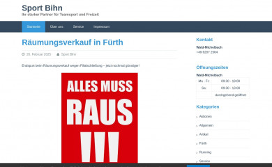 sportbihn.de screenshot