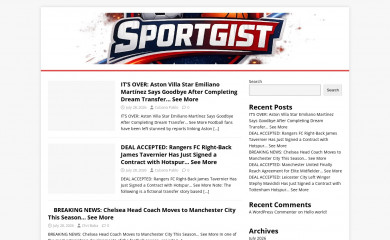 sportgist.co.uk screenshot