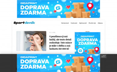 sportdenik.cz screenshot