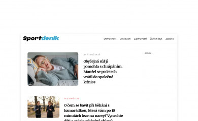 sportdenik.cz screenshot