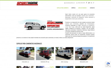 sporthome.cl screenshot