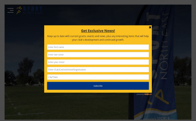 sportnortheast.com.au screenshot