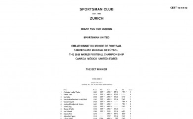 sportsmanclub.ch screenshot