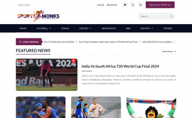 sportsmonks.com screenshot