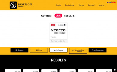 sportsoft.cz screenshot