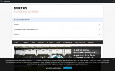 sportsin.ro screenshot