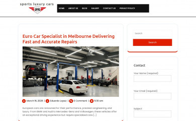 sportsluxurycars.com.au screenshot