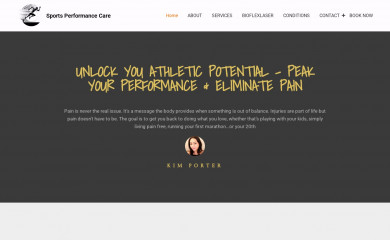 sportsperformancecare.com screenshot
