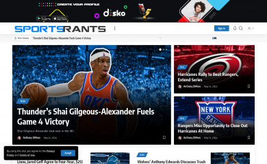 sportsrants.com screenshot