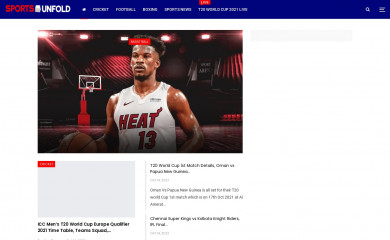 sportsunfold.com screenshot