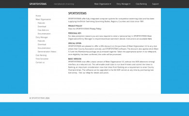 sportsys.co.uk screenshot