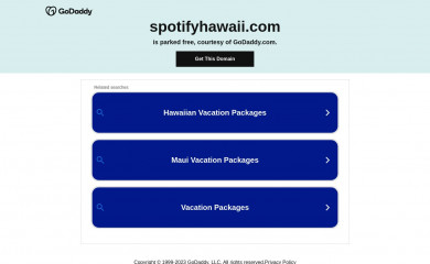 spotifyhawaii.com screenshot