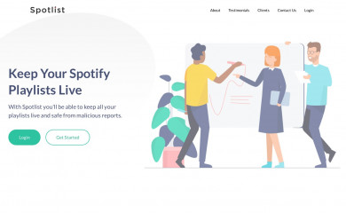 spotlist.live screenshot