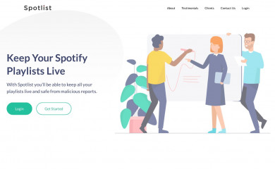 spotlist.live screenshot