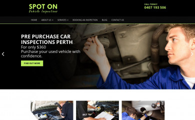 spotonvehicleinspections.com.au screenshot