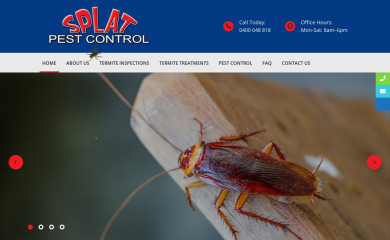 splatpestcontrol.com.au screenshot