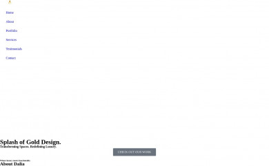 splashofgolddesign.com screenshot