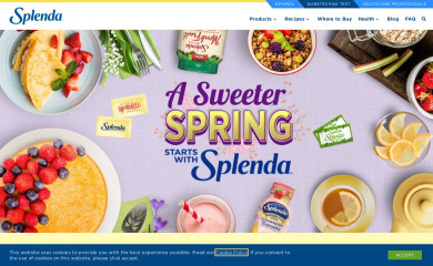 splenda.com screenshot