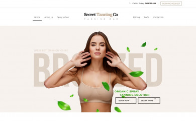 spraytanningmandurah.com.au screenshot