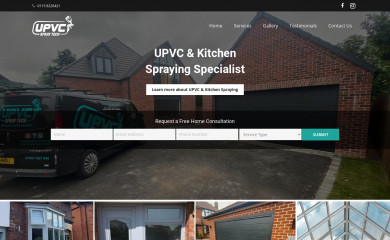 spraytechupvc.co.uk screenshot