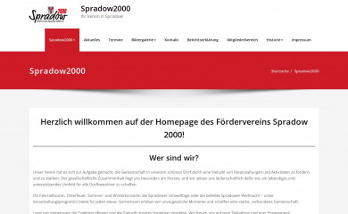 spradow2000.de screenshot