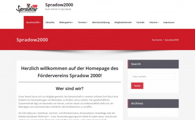 spradow2000.de screenshot