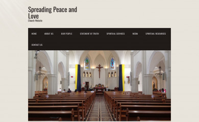 spreadingpeaceandlove.com screenshot