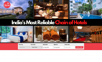 spreehotels.com screenshot